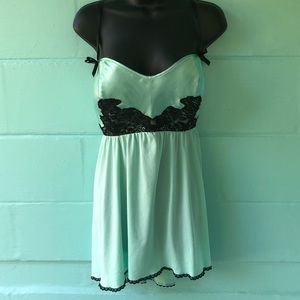 🔥Sale🔥 CACIQUE Turquoise Lace Babydoll Thong 3X